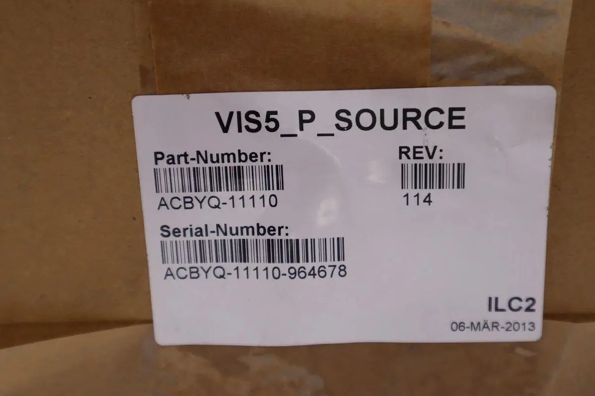 USED ADVANTEST VIS5_P_SOURCE REV 114 ACBYQ-11110 HV-P HV-L STOCK #2862