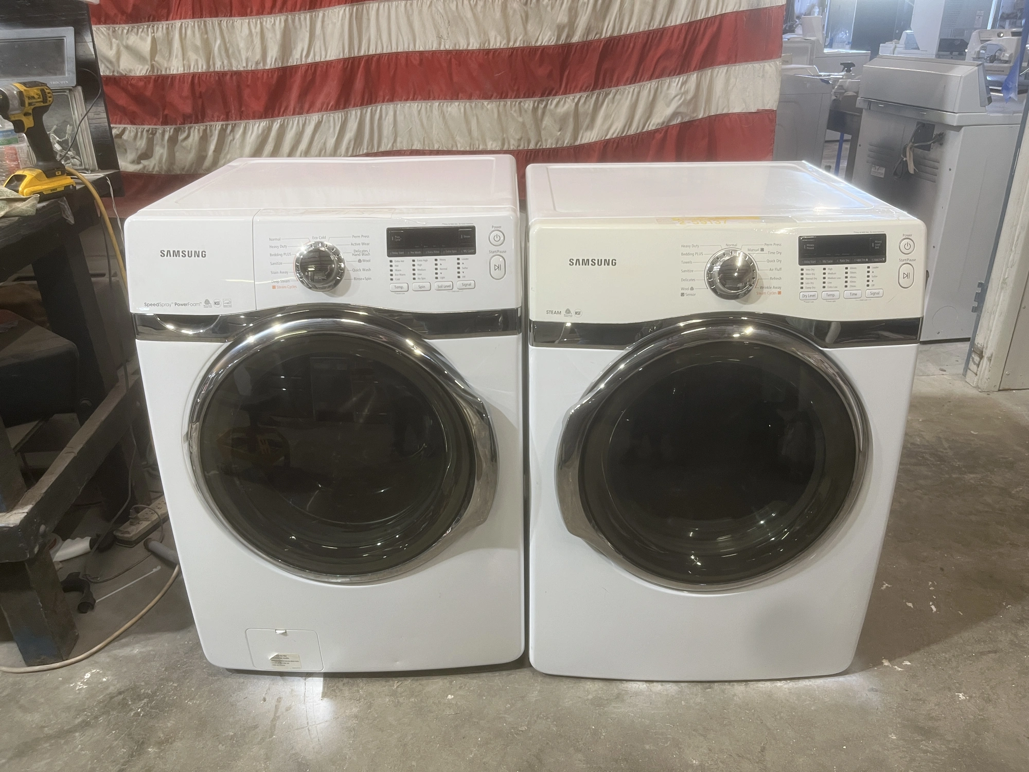 Used SAMSUNG FRONT LOAD Washers/Scrubbers Michigan US | Miedema Asset Management Group #1476311