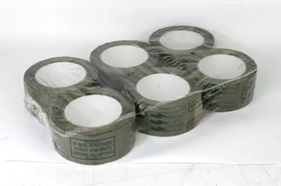 Tan Transparent PP8611 Temper Proof Tape 48mm x 100m, 36 Rolls