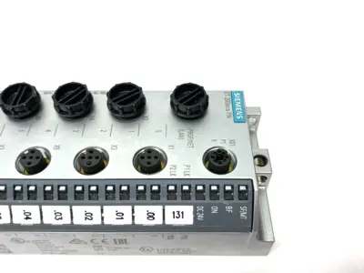 USED SIEMENS SIMATIC DP ET200ECO PN I/O MODULE 8 DIO, DC24V/1,3A