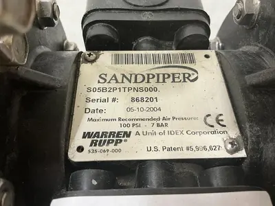 USED WARREN RUPP S05B2P1TPNS000