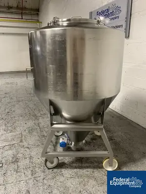 USED L.B. Bohle 1,400 Liter LB Bohle Bin, S/S