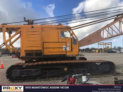 Used 1970 MANITOWOC 4000W VICON Crawler Cranes Louisiana US | Proxy Equipment #1377350