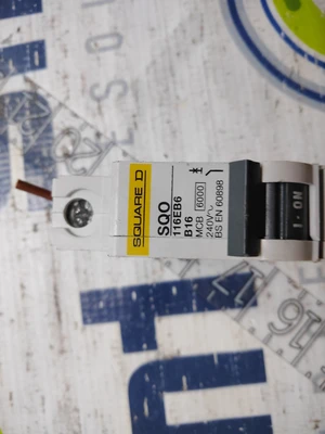 USED SQUARE D SQO 116EB6 B16
