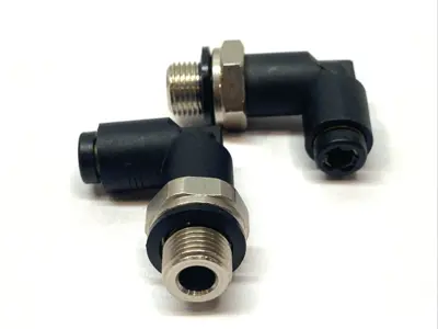New | in-Stock Legris Parker Push-Fit 90 Degree Elbow Fitting 1/8" NPT LOT OF 2 Parts (Hydraulics and Pneumatics) Michigan US | Maverick Industrial Sales #1391280