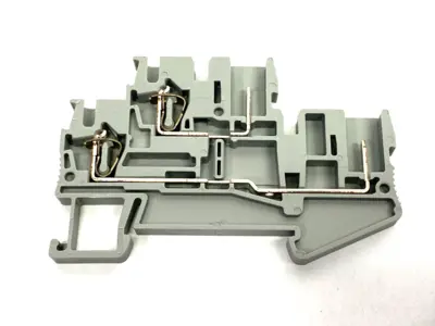 USED PHOENIX CONTACT DOUBLE LEVEL TERMINAL BLOCK STTB2,5/2P LOT OF 10