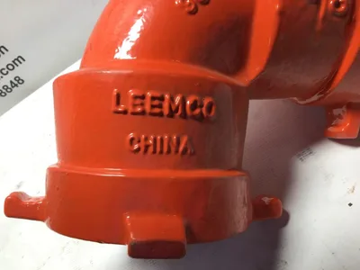 Leemco SBD-490B 4″ elbow ductile Iron pipe elbow DPS (C900) 90 deg 80-100 deflection