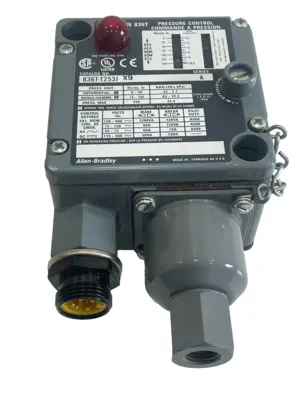 ALLEN BRADLEY 836T-T253JX9 PRESSURE SWITCH SER. A 0-150PSI NEW, SURPLUS