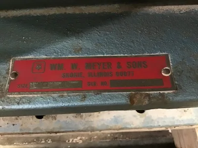Wm Meyer 12 x 12 HD Rotary Air Lock Feeder Valve Steel