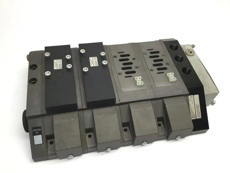 Used REXROTH TEKNIK AB 4 POSITION PNEUMATIC SOLENOID MANIFOLD Solenoid Valves | Maverick Industrial Sales #1120661
