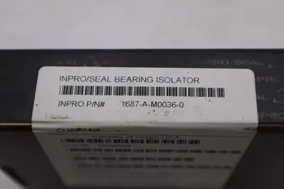 Chesterton Inpro/Seal Bearing Isolator 1687-A-M0036-0 New In Box Stock H1342A