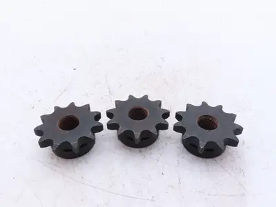 Martin 60B11 #60 Roller Chain Sprocket 11-Tooth 1" Threaded Bore  Lot of 3