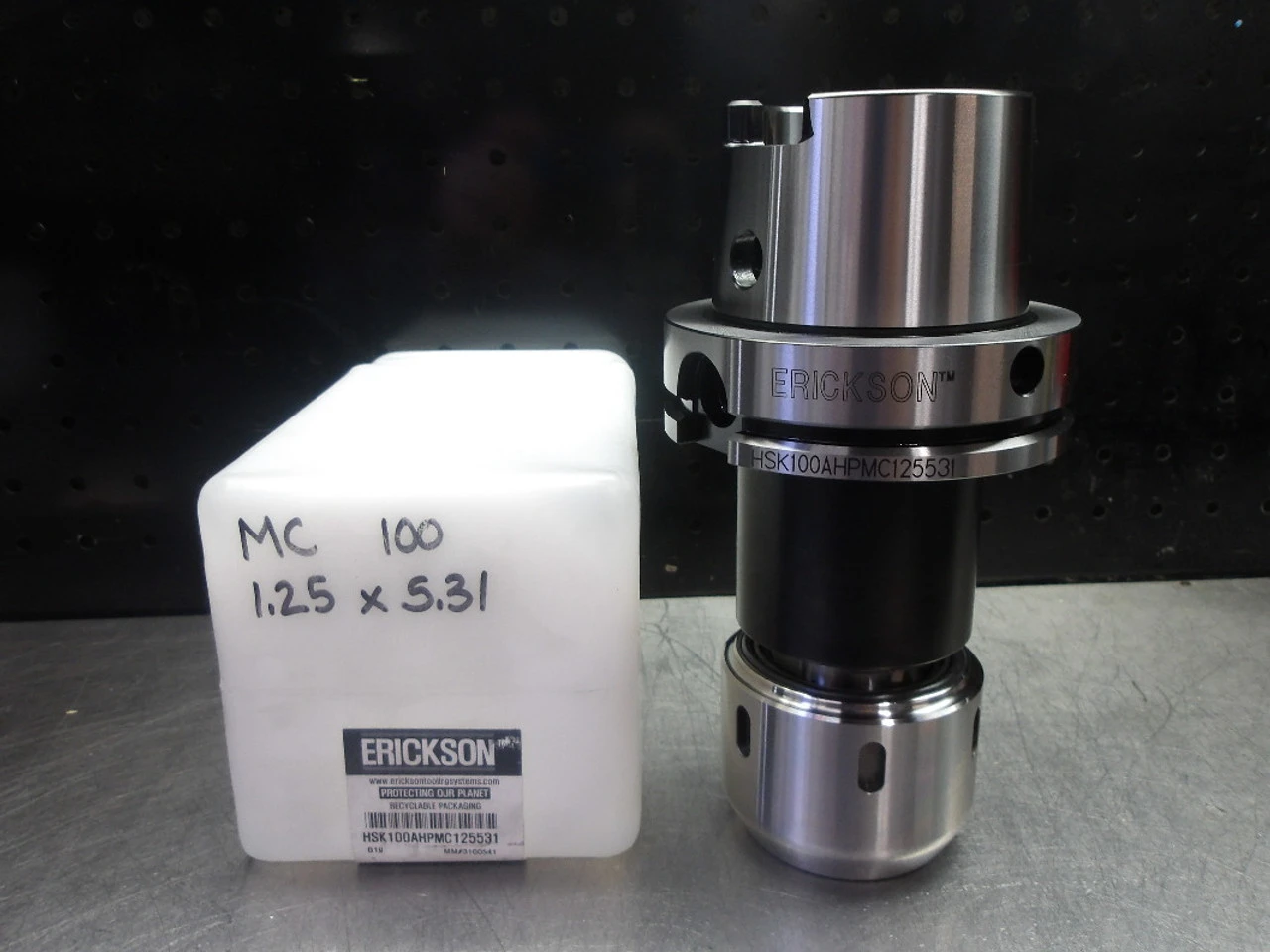 Erickson HSK100A 1.250" Power Milling Chuck HSK100AHPMC125531 (LOC2132A)