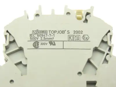 Wago 2002-3201 TOPJOB®S Triple Deck Terminal Block Lot of 30
