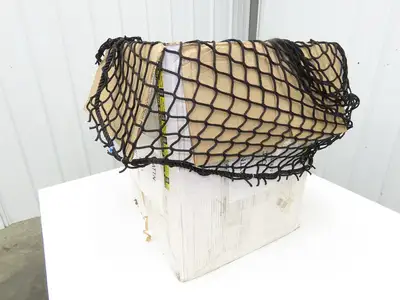 US Netting SBN 4045 Rope Border Netting 150' x 7' Black