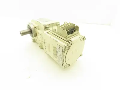 Mitsubishi GM-HM-RL Gearmotor 80:1 Reducer 0.1kw 22.5rpm 220V LH Output