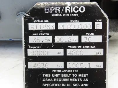 BPR Rico 00-28851 DC Drive Motor 24VDC Off PLRDD100