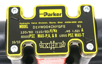 NEW PARKER D31VW011C4NYGF5 CONTROL VALVE W/ D1VW004CNYGF5 PILOT VALVE