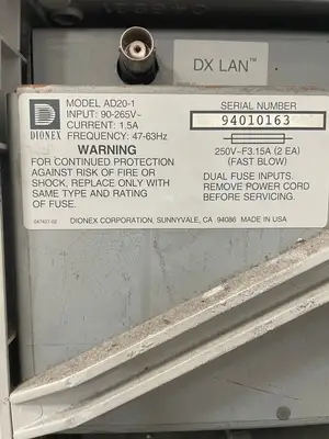 USED Dionex Dionex AD20-1