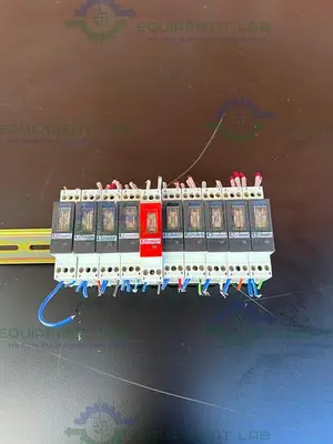 USED LOT OF 9 - CROUZET GORDOS GMS-OAC 84130105 SOLID STATE RELAY W/ GMS-ODC 84130104