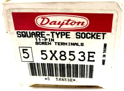 NEW 4 COUNT DAYTON 5X853E 11 PIN SCREW TERMINAL