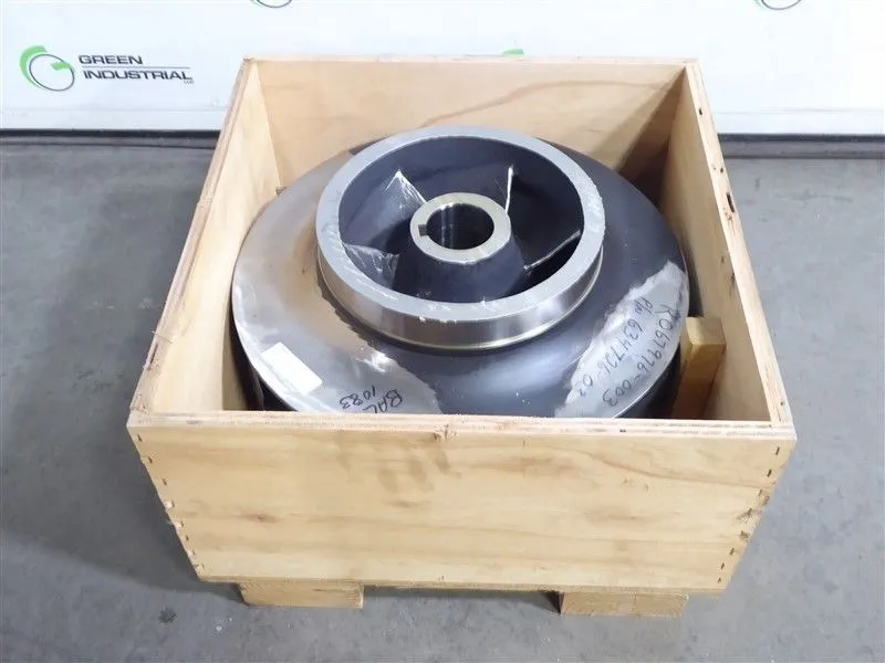 Flowserve 20.88" QL Double Suction 6 Vane Impeller CA-15 Cast Steel Surplus