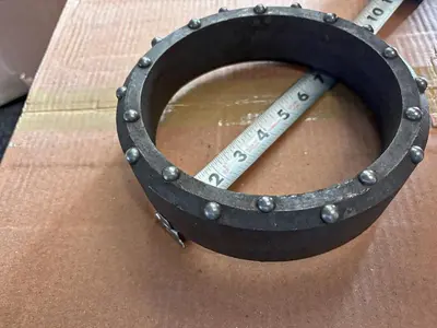 Used AFTERMARKET 6" DUAL ROTARY CASING SHOE – 20 DOMED BUTTONS ASSEMBLY- EXTRA HEAVY DUTY Drilling Attachments Pennsylvania US | East West Machinery & Drilling #1418098