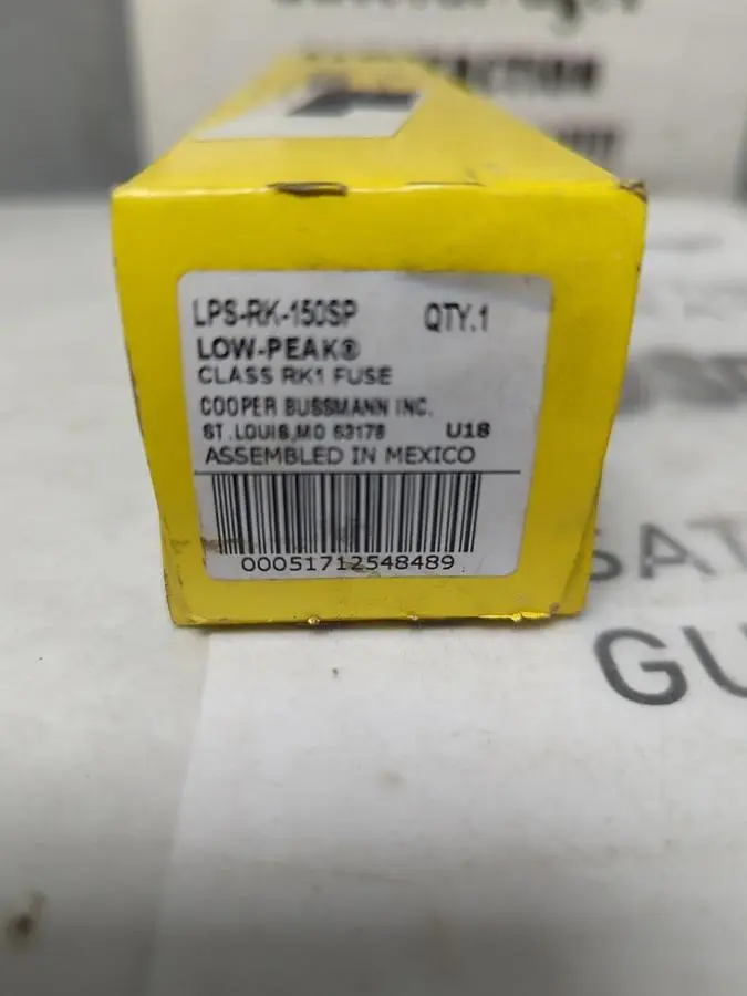 New | in-Stock COOPER BUSSMANN LPS-RK-150SP Miscellaneous Equipment (Electrical & Power) | Surplus Asset Holdings #1192781