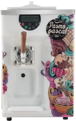 186-0001 Pasmo S111A2 Tabletop Single Flavor Ice Cream Dispenser Freezer