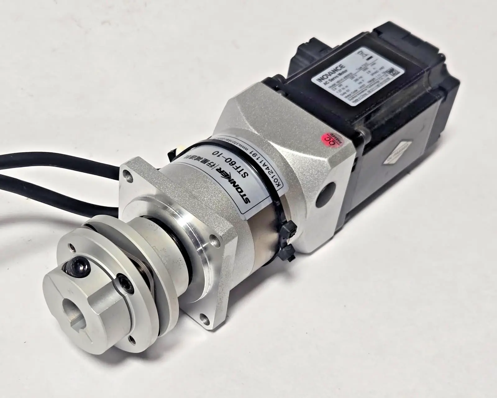 Inovance AC Servo Motor MS1H1-40B30CB Stonker Gear Reducer STF60-10