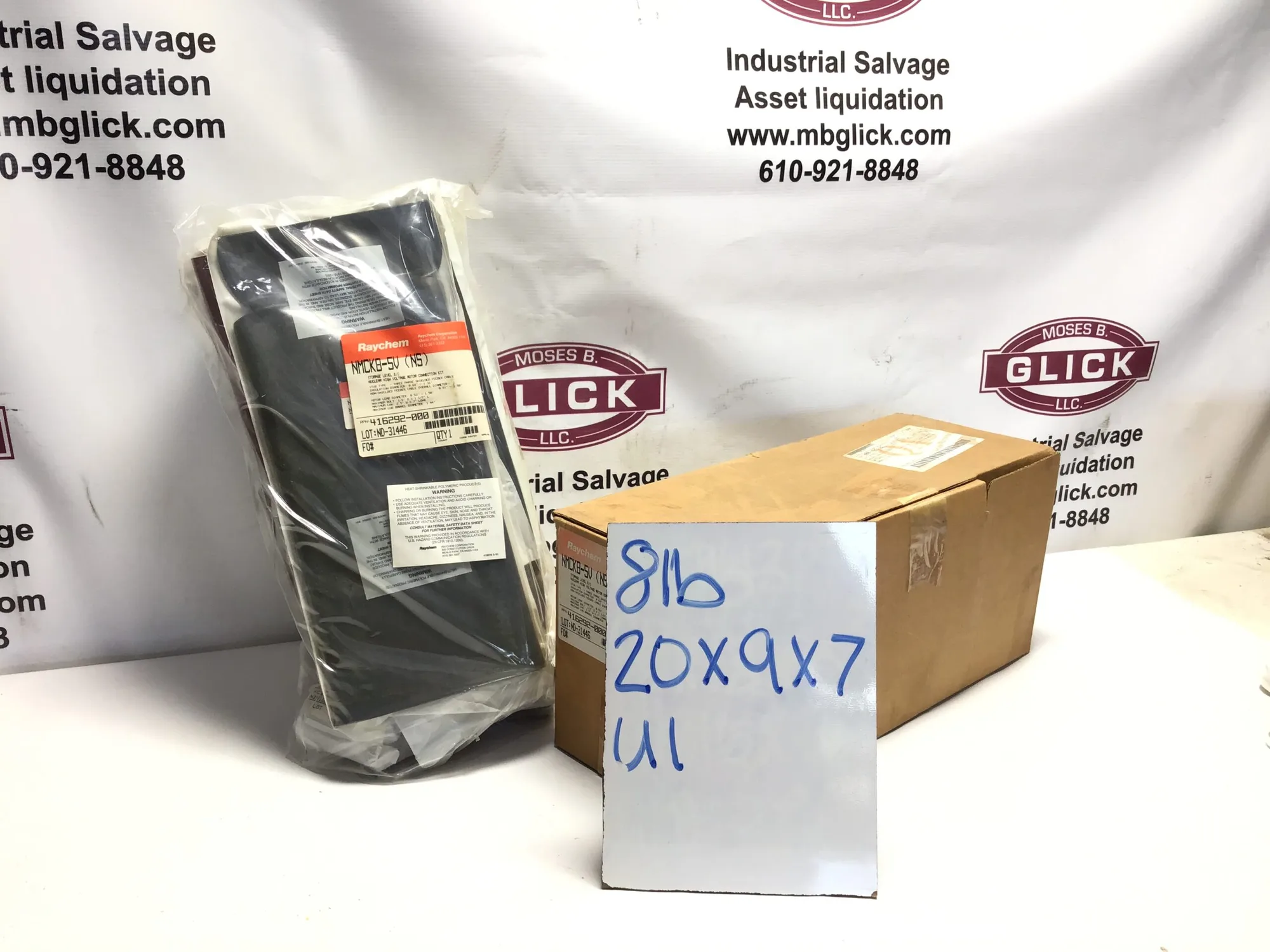 Raychem NMCKB-5V STORAGE LEVEL BC NUCLEAR HIGH VOLTAGE MOTOR CONNECTION KIT