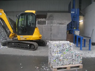USED 2013 ATM SCRAP BALER 40X40