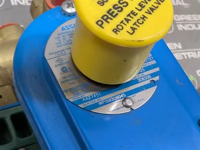 ASCO WPIS8308045 Intrinsically Safe Manual Reset Valve Used