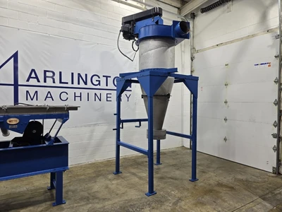 24" Wide X 108" L Witte Fluid Bed Dryer / Classifier With Cyclone
