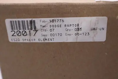 DODGE 101776 RAPTOR ES20 SPACER ELEMENT - NEW UNIT - STOCK GF890