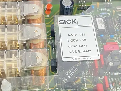 USED SICK LIGHT CURTAIN RELAY MODULE 1009185