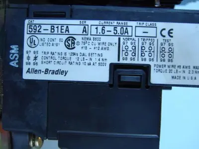 USED ALLEN BRADLEY 509-BOD-B1E SER B