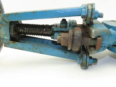 DeZurik 827 Flanged 3" Knife Gate Valve 316SS Rising Stem Metal Seat