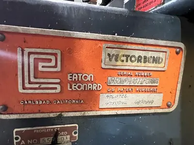 USED EATON LEONARD VB50HPCAPACITY, TUBE DIAMETER ... .625" X .083" WALL