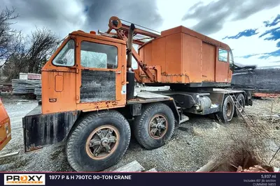 Used 1977 P & H 790TC 90-TON CRANE Truck-Mounted Cranes Pennsylvania US | Proxy Equipment #1384911