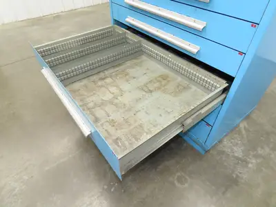 Nu-Era Modular Tool Storage Cabinet 10 Drawer 45x28x61" Stanley Vidmar Lista