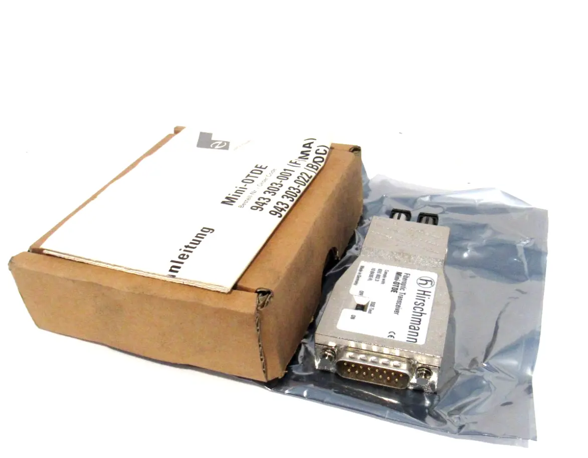 NEW HIURSCHNANN MINI-OTDE FIBEROPTIC TRANSCEIVER MINIOTDE