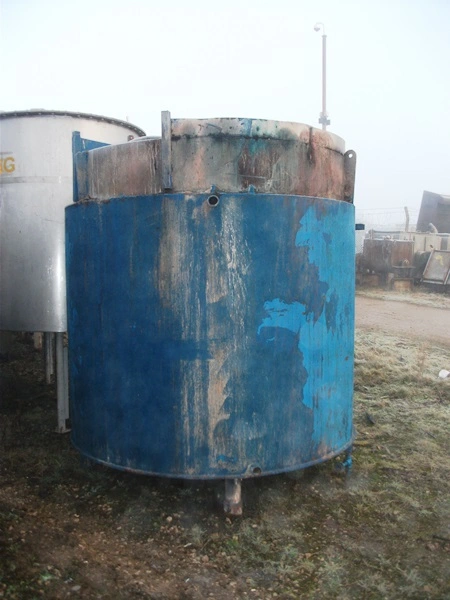 4500 L S/S JKTD Enclosed Mixing Tank