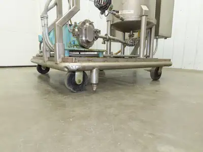 Full Jacket Steam Kettle 15 Gallon Lightnin Mixing Tank Additive Pump Flow Meter