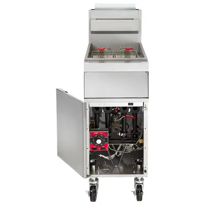 Vulcan 1GR65M Gas Fryer - (1) 70 Lb Vat, Floor-Model, Natural Gas