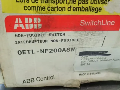 New | in-Stock ABB OETLNF200ASW Relays & Switches | HGR 24 #739278