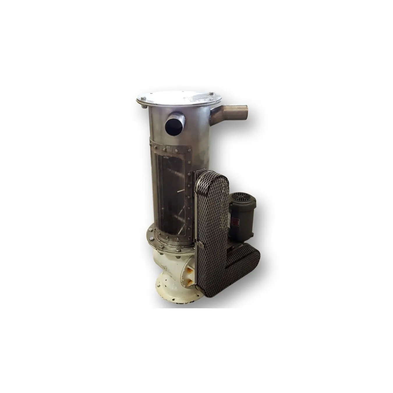 Used 10x12 Semco Rotary Airlock valve with Dual Shaft Agitated lump breaker