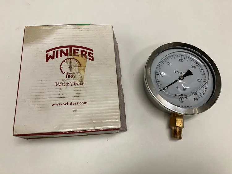 New | in-Stock WINTERS PFQ714R1 Universal Pressure Meters Ohio US | Surplus Asset Holdings #1235037