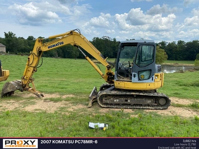 Used 2007 KOMATSU PC78MR-6 Excavators Alabama US | Proxy Equipment #1377793