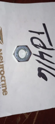 Lot of 350  steel new Hex Nuts - plated finish